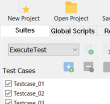 Creating a new test automation project in ZenoTest with project wizard